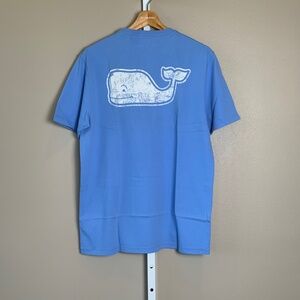 Vineyard Vines Vintage Whale Fill Short Sleeve Pocket Tee Shirt